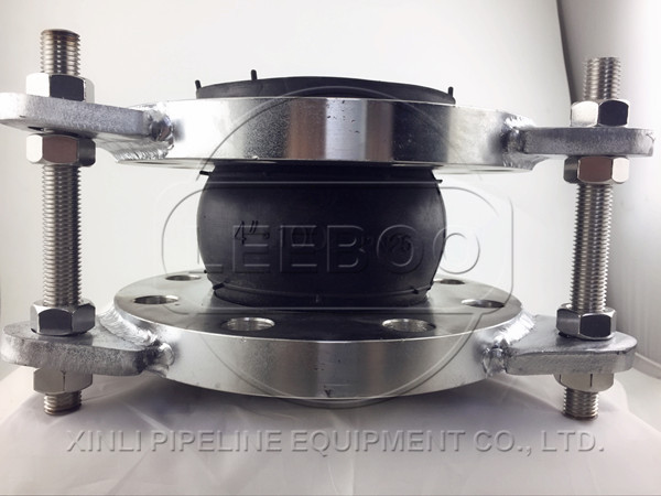 江蘇省常州金壇市不銹鋼可曲撓單球體橡膠接頭含限位裝置