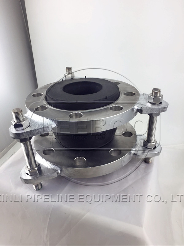 耐酸堿單球體橡膠接頭使用現場